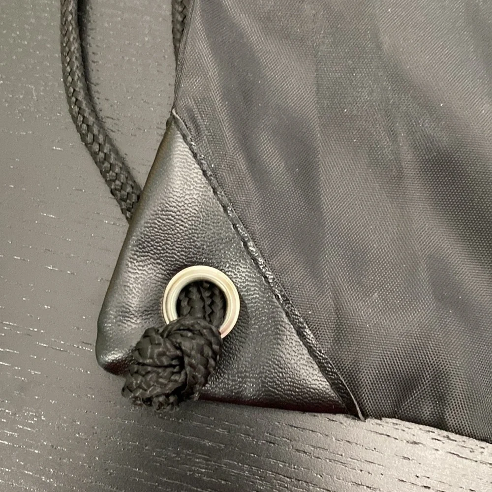 Lamborghini Newport Beach Nylon Backpack with Leather Trim